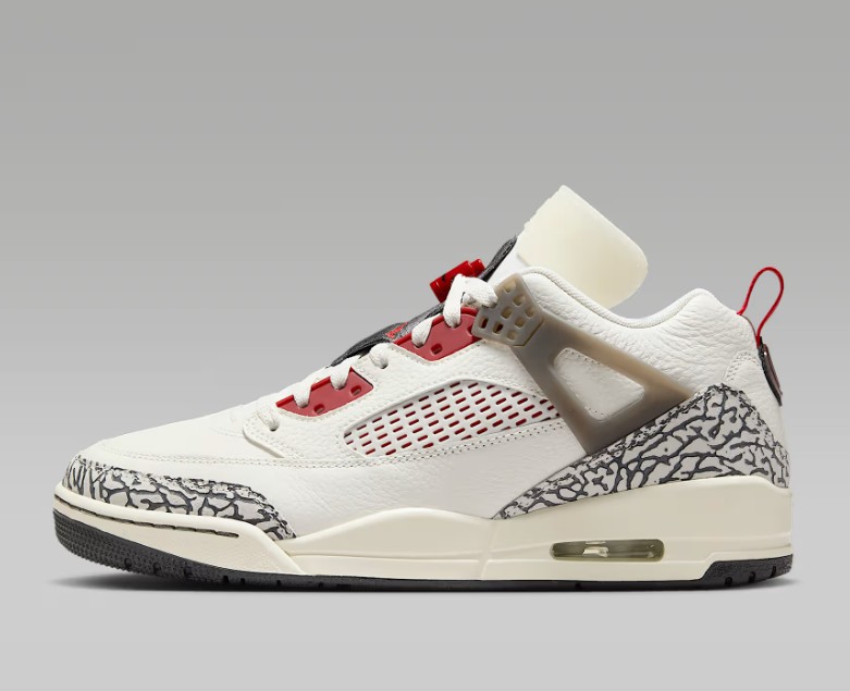 Jordan Spizike Low Men's Shoes Sail/Anthracite/Coconut Milk/Varsity Red