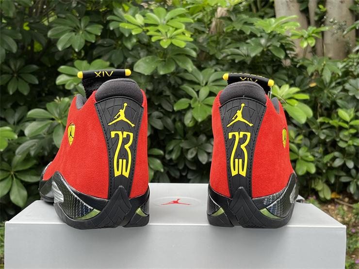 Air Jordan 14 Ferrari heel