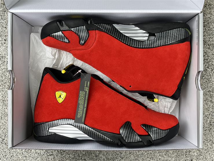 Air Jordan 14 Ferrari package