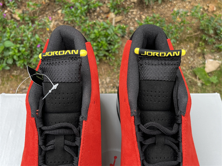 Air Jordan 14 Ferrari tongue