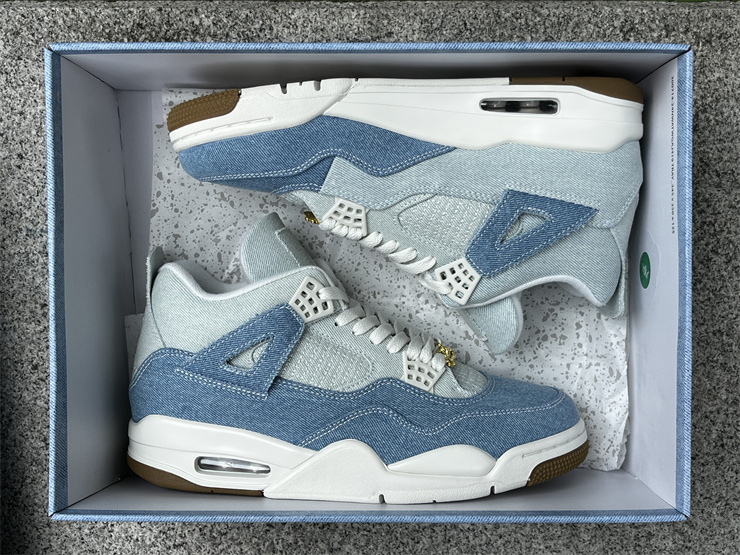 Air Jordan 4 Denim “Worn Blue” unbox