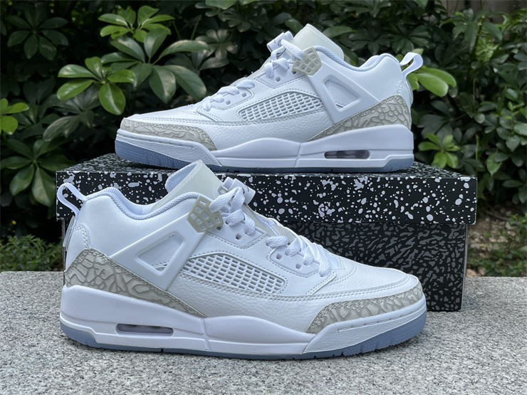 Jordan Spizike LOW white details