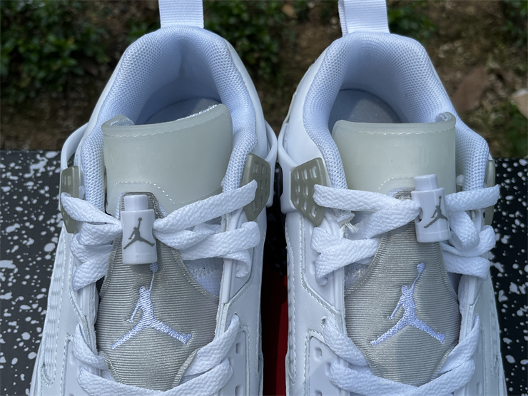 Jordan Spizike LOW white lace