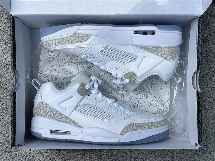 Jordan Spizike LOW white package