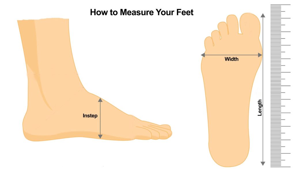 Measure Your Foot Width
