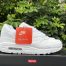 Supreme x Nike Air Max 1'87 White branding