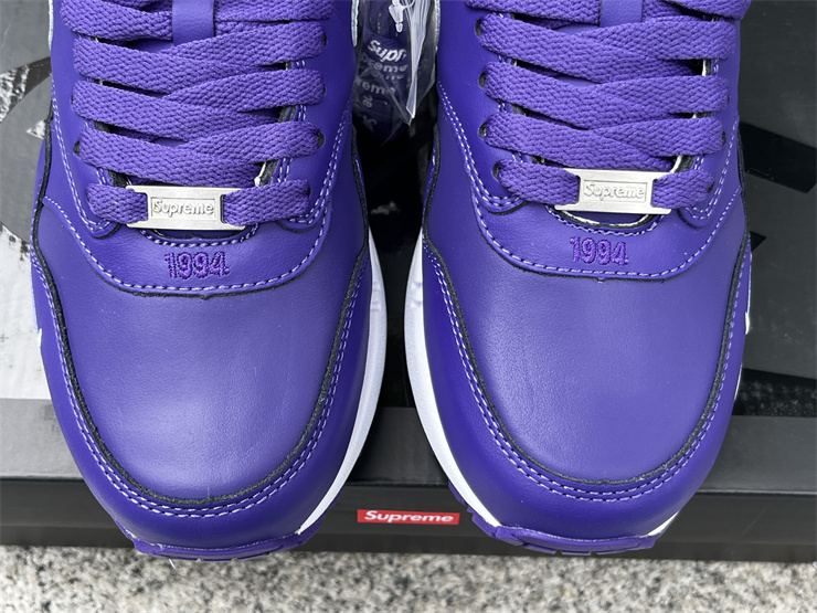 Supreme x Nike Air Max1'87 purple leather
