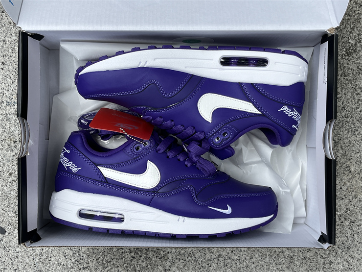 Supreme x Nike Air Max1'87 purple package