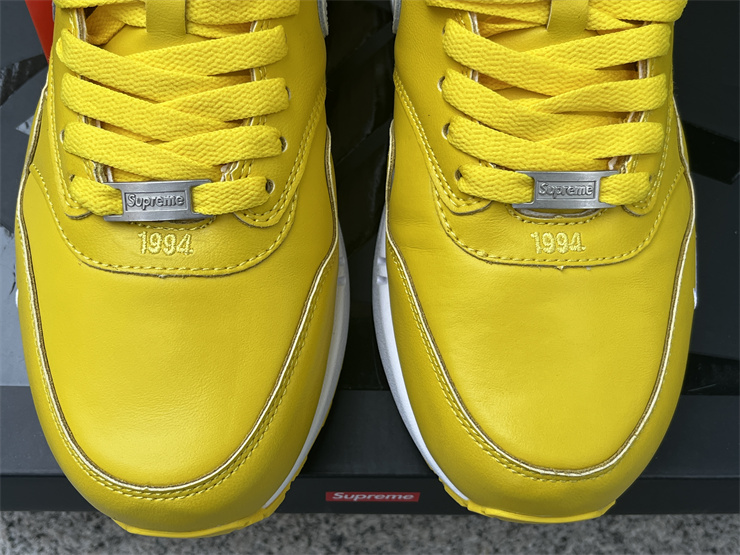 Supreme x Nike Air Max1'87 yellow leather