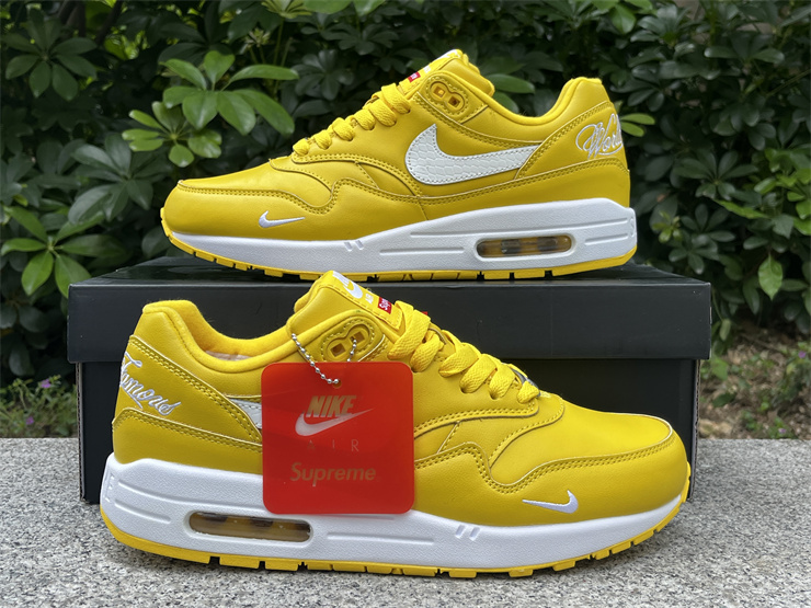 Supreme x Nike Air Max1'87 yellow outlook