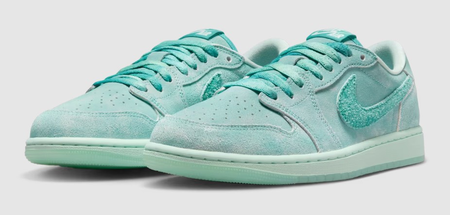 Air Jordan 1 Low OG Washed Teal running shoes