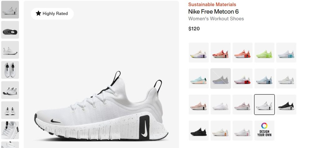 Nike Women's Free Metcon 6 colors