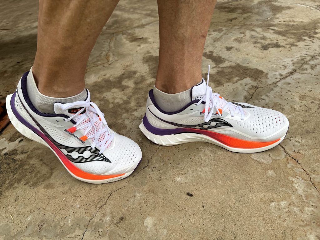 Saucony Endorphin Speed 4 on foot