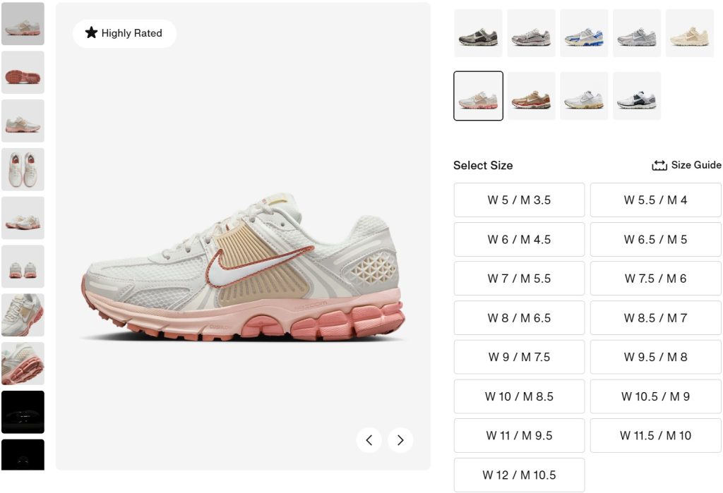 women's Nike Zoom Vomero 5 color