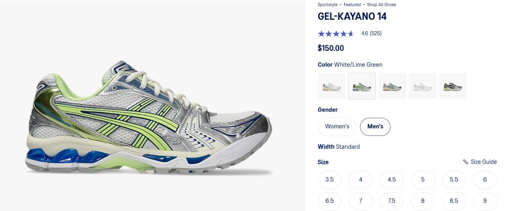 Asics Gel Kayano 14