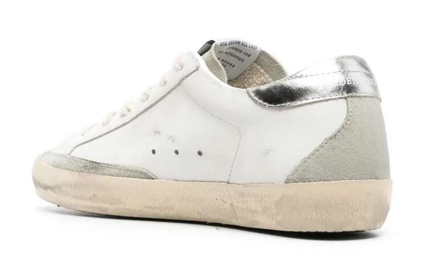 Golden Goose Super-Star Low-Top Sneakers heels