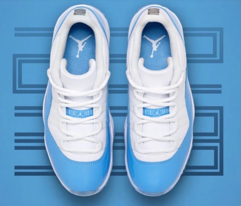 Air Jordan 11 Low University Blue inner