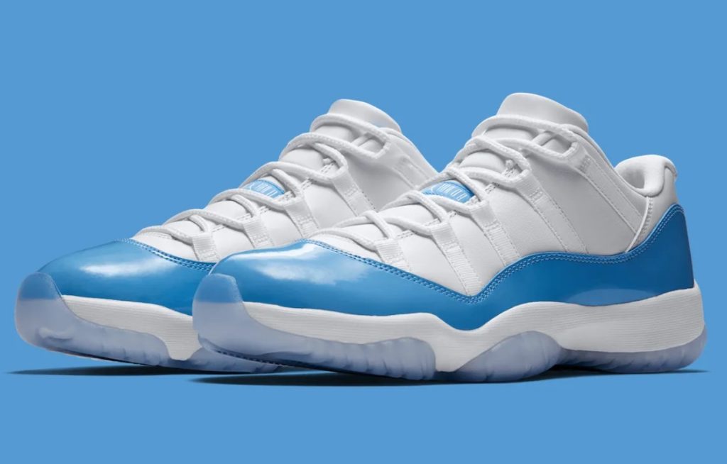 Air Jordan 11 Low University Blue running sneaker