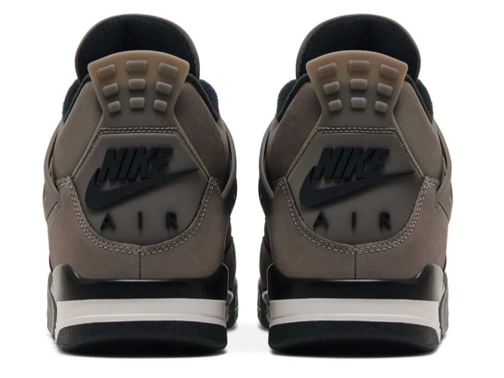 Air Jordan 4 Cave Stone heels