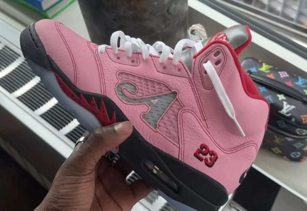 Awake NY x Air Jordan 5 Arctic Pink details