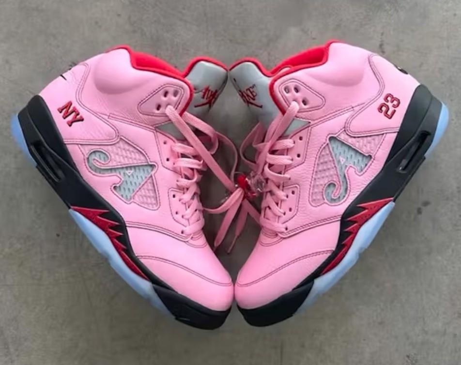 Awake NY x Air Jordan 5 Arctic Pink sneakers