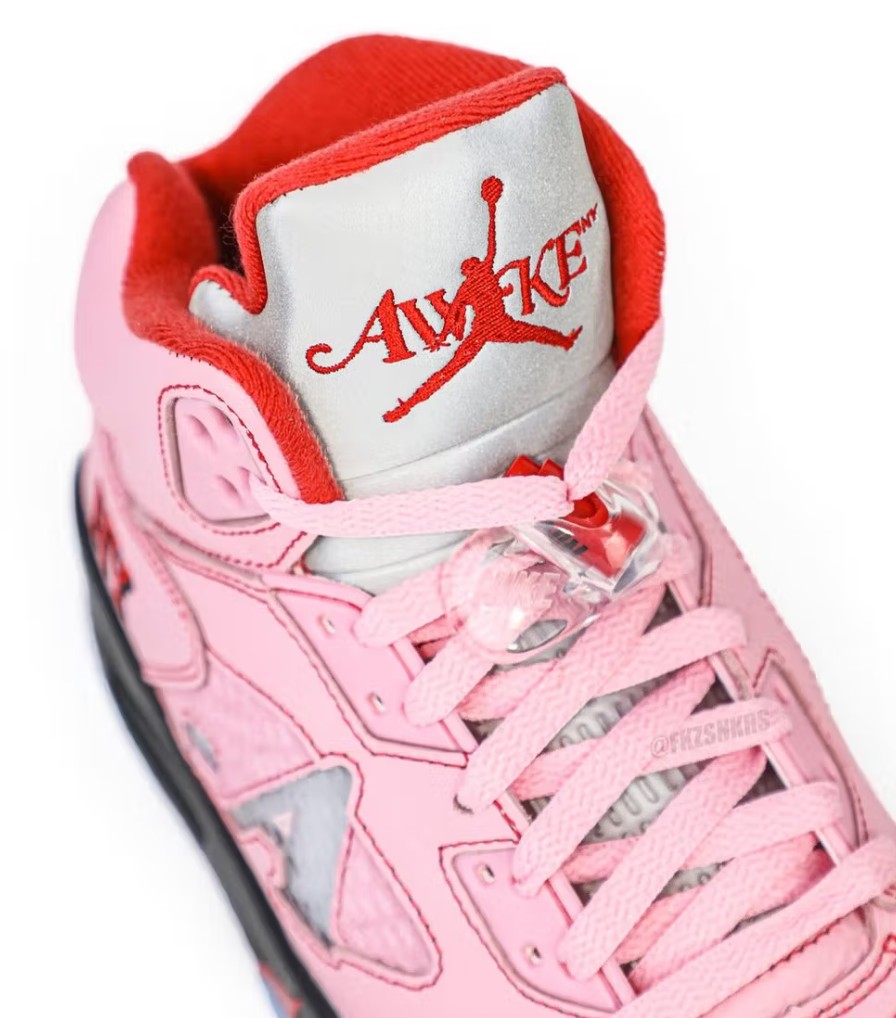 Awake NY x Air Jordan 5 Arctic Pink upper