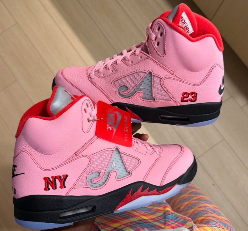 Awake NY x Air Jordan 5 Arctic Pink