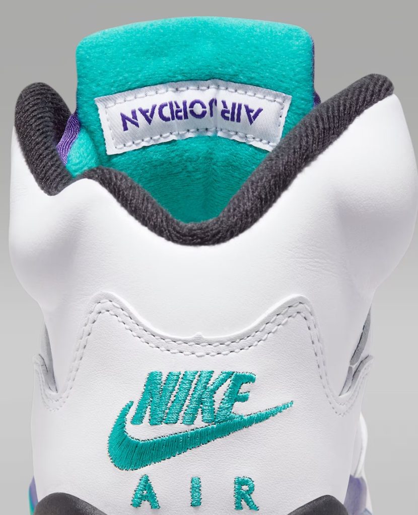 Jordan Air Jordan 5 Retro Grape nike logo