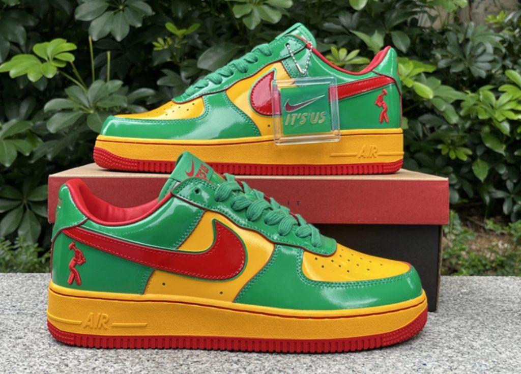 Lil Yachty Nike Air Force 1 low Lucky Green