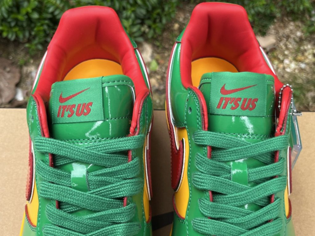 Lil Yachty Nike Air Force 1 low Lucky Green arch support