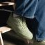 Nike Air Force 1 '07 LX Oil Green on foot