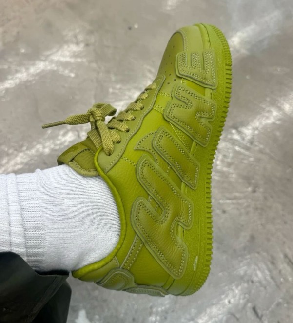 Nike Air Force 1 Low Cactus Plant Flea Market Moss front on foot