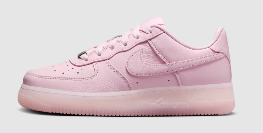 Nocta air force 1 pink foam sneaker