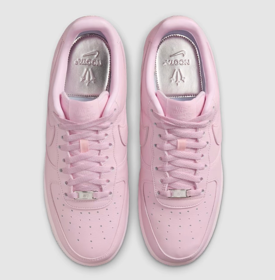 Nocta air force 1 pink foam sneakers