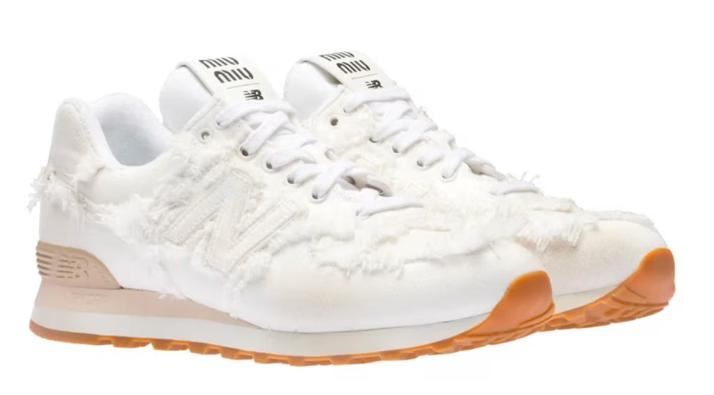 miu miu new balance 574 sneakers