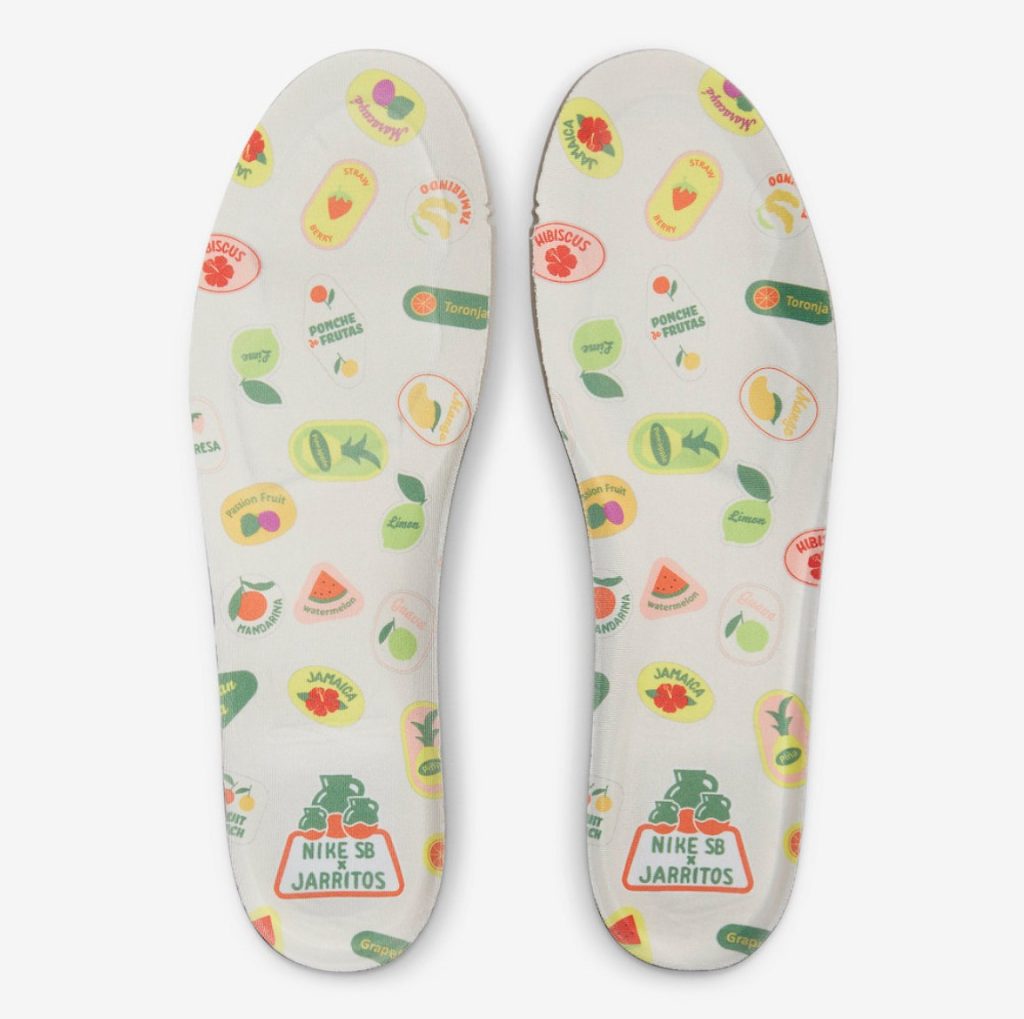 nike sb dunk low jarritos paddings