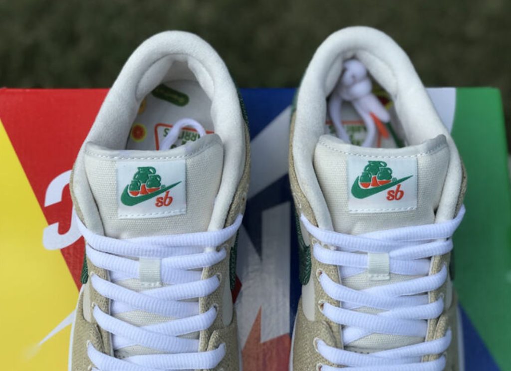 nike sb dunk low jarritos tongue